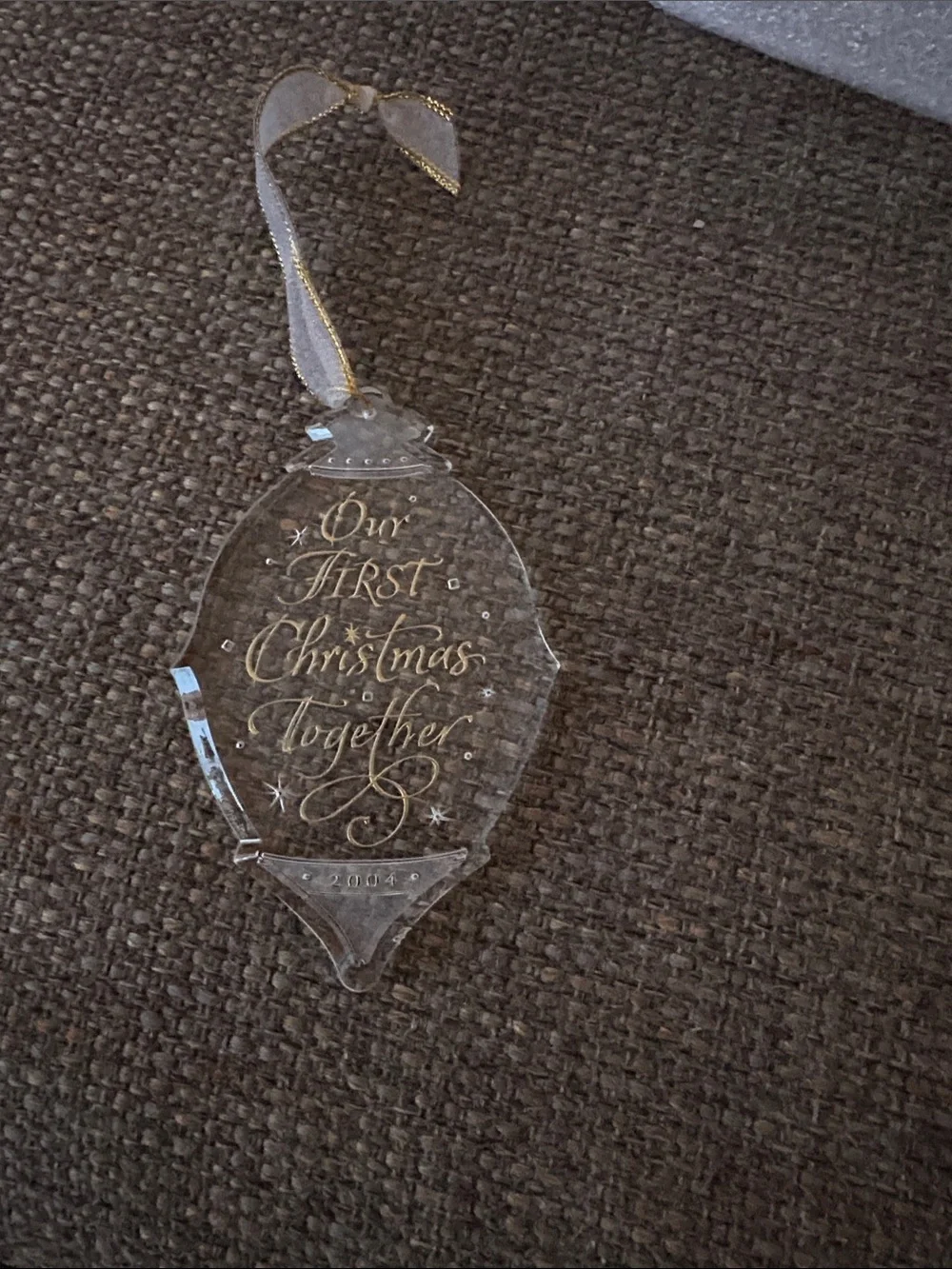 Vintage Retired Hallmark Keepsake 'Our First Christmas Together' 2004 Ornament